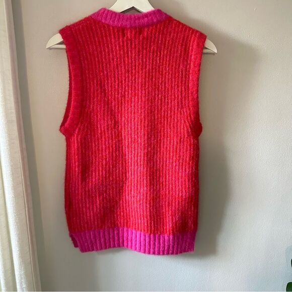 GANNI Embellished Wool-blend Vest - Picture 4 of 11